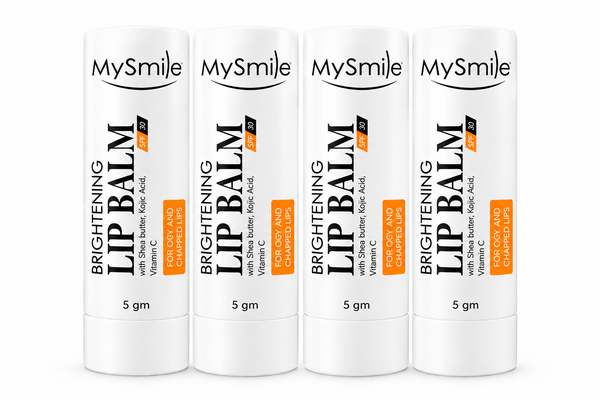 MySmile Brightening Lip Balm 5g ( Pack of 4)