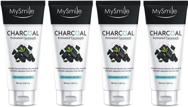 MySmile CharCoal Activated FaceWash 100x4=400g