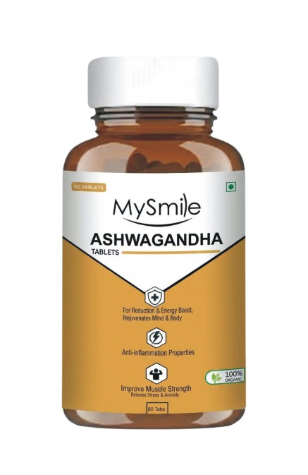 MySmile Ashwagandha Tablets (60 Tablets)