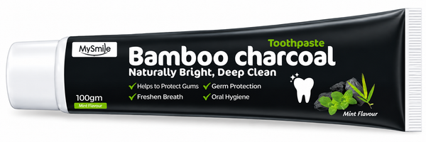 MySmile Bamboo CharCoal Toothpaste 100g ( Pack of 1 )