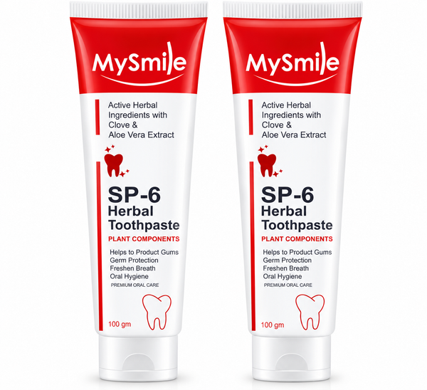 MySmile Sp6 Herbal Toothpaste 100g ( Pack of 2 )