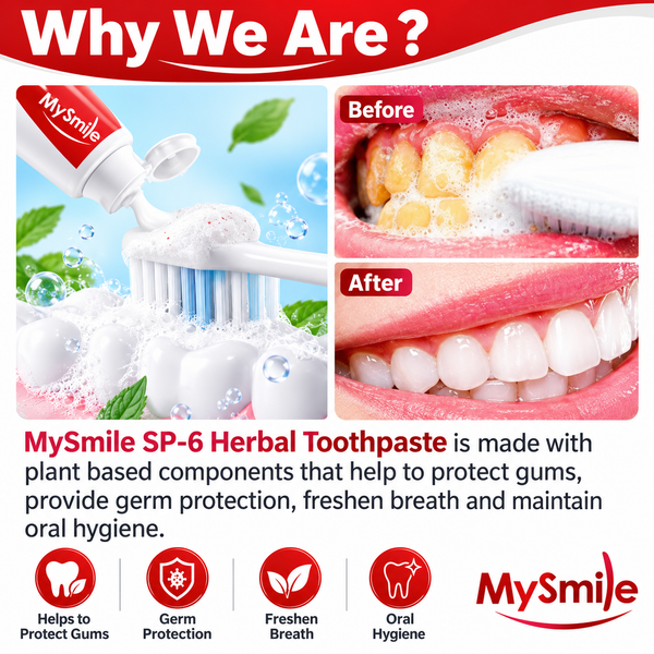 MySmile Sp6 Herbal Toothpaste 100g ( Pack of 1)