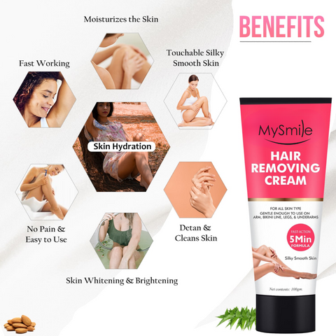 Hair Removal Cream – 100g | Smooth, Gentle & Effective
