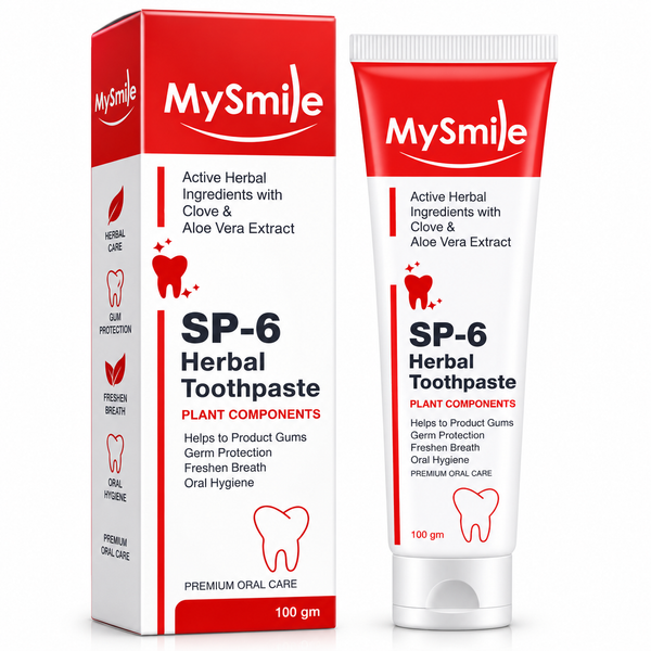 MySmile Sp6 Herbal Toothpaste 100g ( Pack of 1)