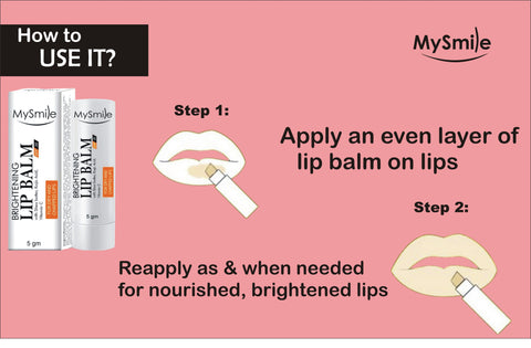 MySmile Lip Balm with SPF 30 | Hydrating & Sun Protection for Soft Lips