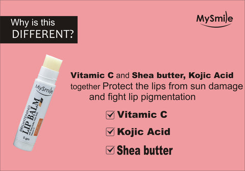 MySmile Lip Balm with SPF 30 | Hydrating & Sun Protection for Soft Lips