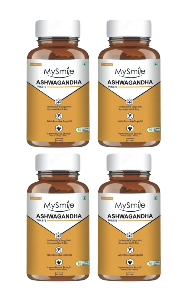 MySmile Ashwagandha Tablets ( 60x4 Tablets )