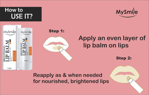 MySmile Brightening Lip Balm 5g ( Pack of 2)
