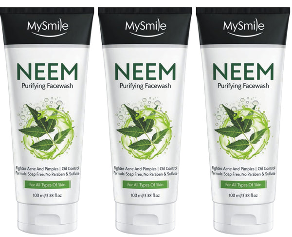 MySmile Neem Purifying FaceWash 100x3=300g