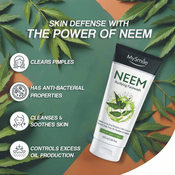 MySmile Neem Purifying FaceWash 100x2=200g